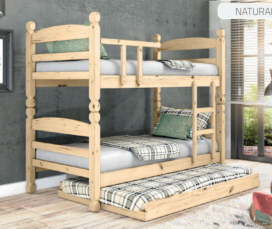 Beliche Thor com Cama Auxiliar - Natural